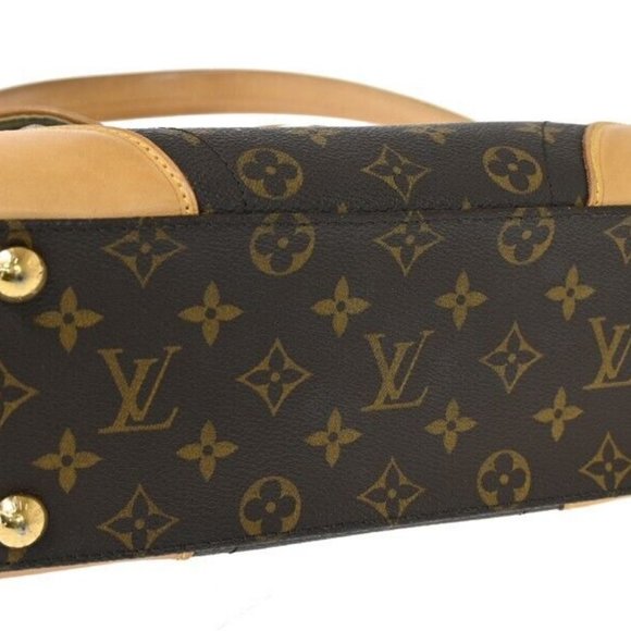 LOUIS VUITTON Logo Beverly MM Shoulder Bag Monogram Leather - Picture 3 of 13